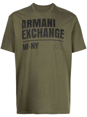 Armani Exchange AX short-sleeve T-shirt - Green