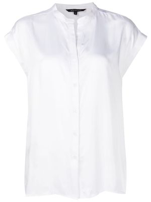 Armani Exchange band-collar short-sleeve shirt - White