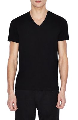Armani Exchange Black V-Neck T-Shirt