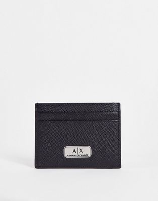 Armani Exchange card holder in black