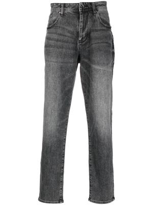 Armani Exchange carrot-fit straight-leg jeans - Grey