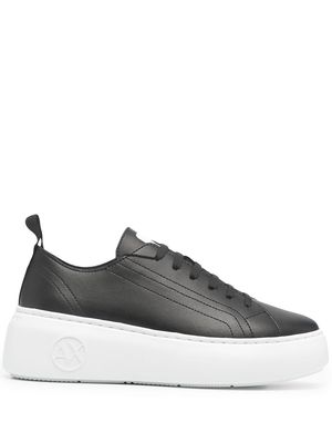 Armani Exchange chunky lace-up sneakers - Black