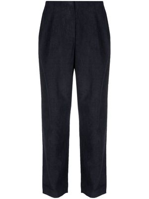 Armani Exchange concealed-front fastening trousers - Blue