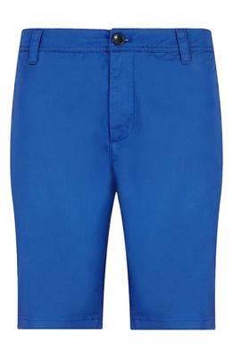 Armani Exchange Cotton Blend Bermuda Shorts in Palace Blue