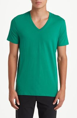Armani Exchange Cotton Jersey T-Shirt in Verdant Green