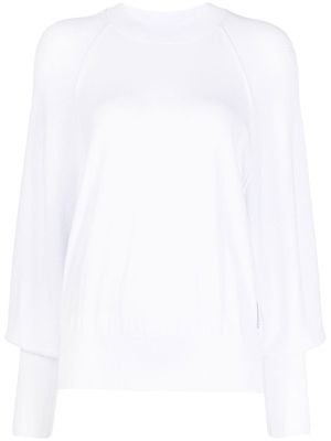 Armani Exchange crew-neck sweatshirt - White