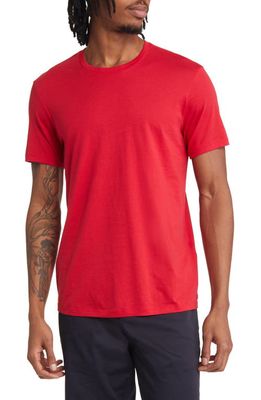 Armani Exchange Crewneck T-Shirt in Lipstick Red