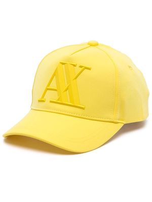 Armani Exchange embossed-logo cap - Yellow