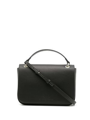 Armani Exchange faux leather shoulder bag - Black