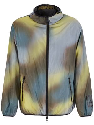 Armani Exchange gradient-effect windbreaker jacket - Multicolour