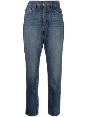 Armani Exchange high-waist skinny jeans - Blue