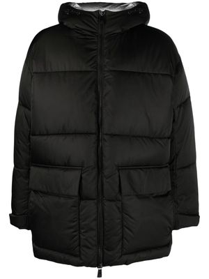 Armani Exchange hooded puffer coat - Black