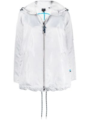 Armani Exchange hooded zip-up jacket - Grey