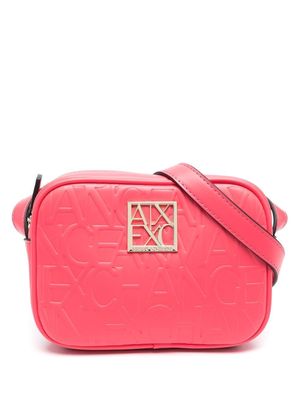 Armani Exchange logo messenger bag - Pink