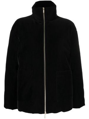 Armani Exchange logo-plaque padded jacket - Black