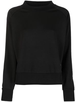 Armani Exchange logo-print sleeves sweatshirt - Black