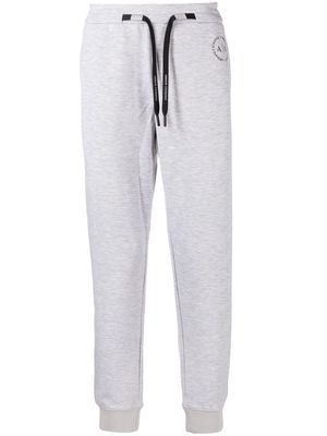 Armani Exchange logo-print track pants - Grey
