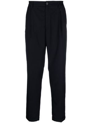 Armani Exchange low-rise tailored trousers - Blue