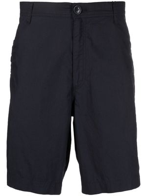 Armani Exchange mid-rise knee-length shorts - Blue