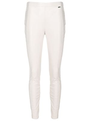 Armani Exchange mid-rise skinny trousers - Neutrals