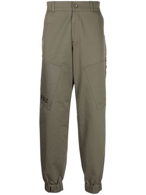 Armani Exchange mid-rise tapered trousers - Green