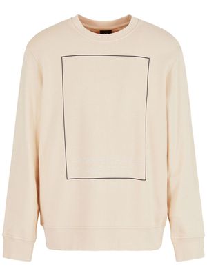 Armani Exchange Milano Edition-print cotton sweatshirt - Neutrals
