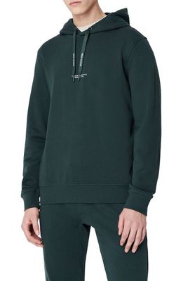 Armani Exchange Milano New York Graphic Hoodie in Green Gables