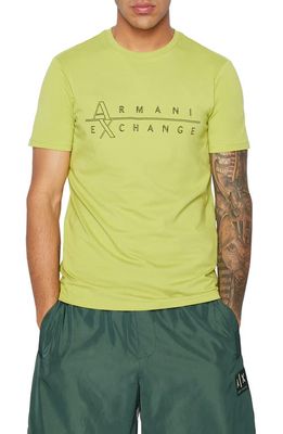 Armani Exchange Oasis Stretch Cotton Graphic Logo Tee