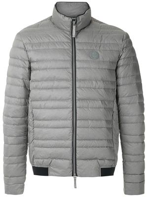 Armani Exchange padded zip-up jacket - Grey
