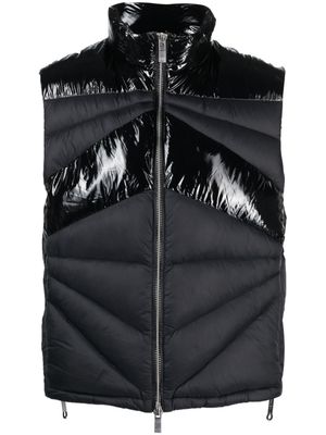 Armani Exchange quilted feather-down gilet - Black