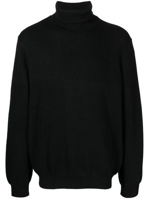 Armani Exchange roll-neck knit jumper - Black