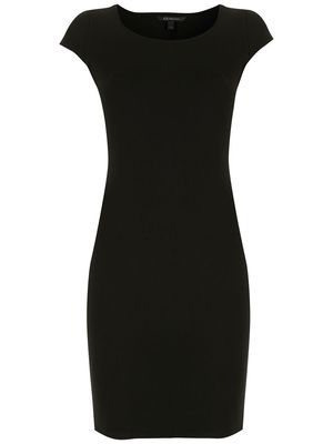 Armani Exchange short-sleeve bodycon dress - Black