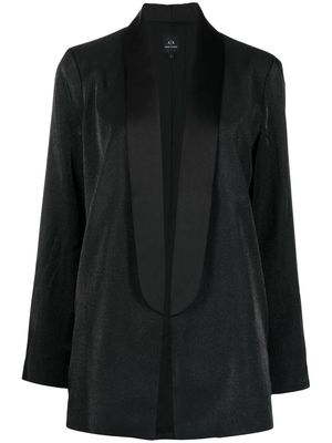 Armani Exchange single-breasted blazer - Black