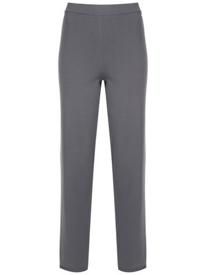 Armani Exchange slip-on straight-leg trousers - Grey