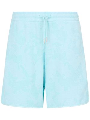 Armani Exchange terry-cloth track shorts - Blue