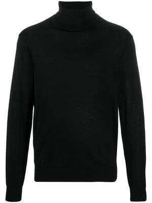 Armani Exchange turtleneck wool jumper - Black