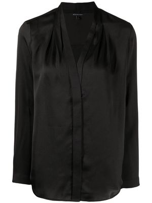 Armani Exchange V-neck blouse - Black