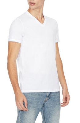 Armani Exchange V-Neck T-Shirt in White