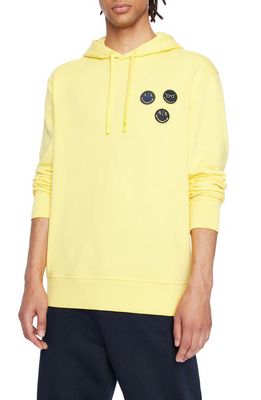 Armani Exchange x Smiley® Patch Hoodie in Aspen Gold