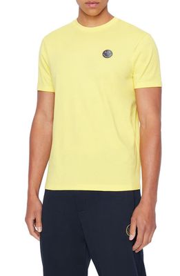 Armani Exchange x Smiley® Patch T-Shirt in Aspen Gold
