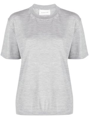 ARMARIUM crew-neck wool T-shirt - Grey
