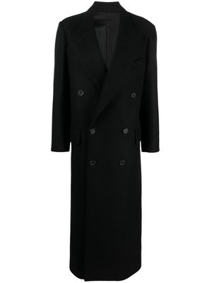 ARMARIUM double-breasted button-up coat - Black