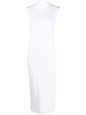 ARMARIUM high-neck midi dress - White