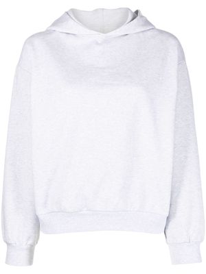 ARMARIUM logo-patch cotton hoodie - Grey