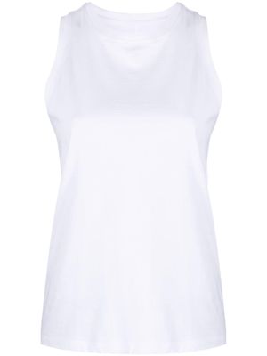 ARMARIUM round-neck sleeveless top - White