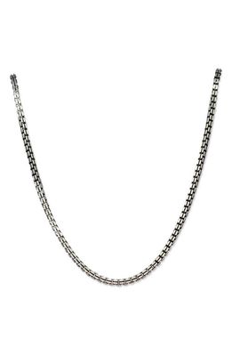 Armenta Romero Sterling Silver Box Chain Necklace