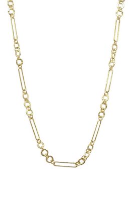 Armenta Sueno Paper Clip Chain Necklace in Gold