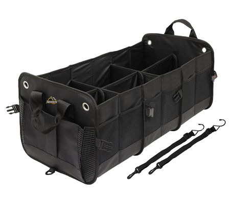 Armor All Collapsible Trunk Organizer w/ Straps and Dividers