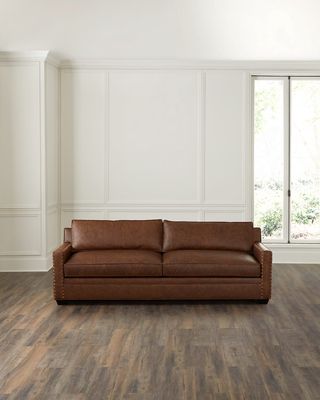 Armory Leather Sofa - 99"