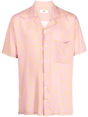 Arrels Barcelona graphic-print short-sleeve shirt - Pink